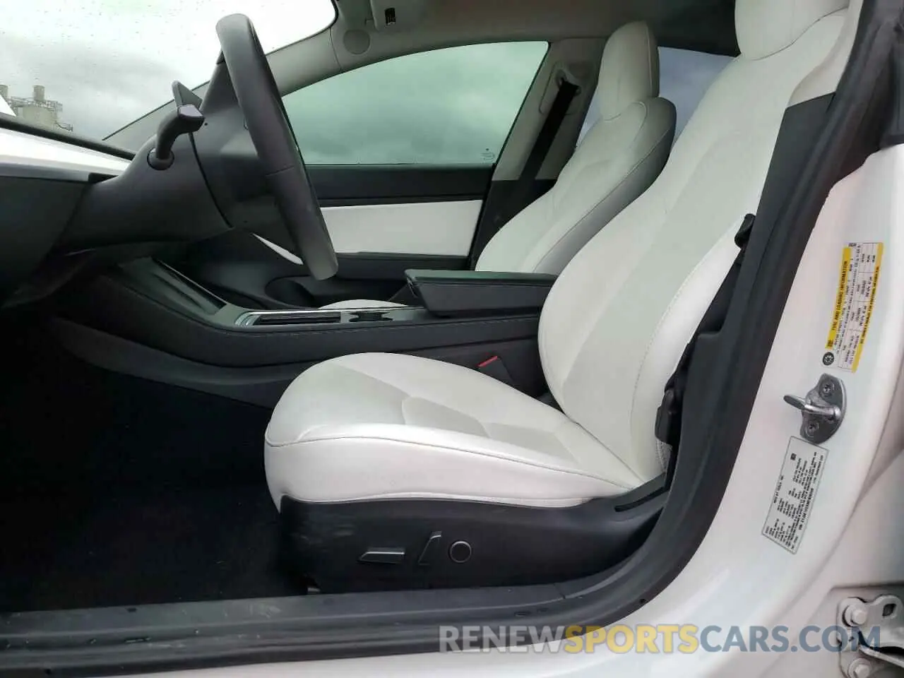 7 fotografías del automóvil dañado 5YJ3E1ECXMF936349 TESLA MODEL 3 2021