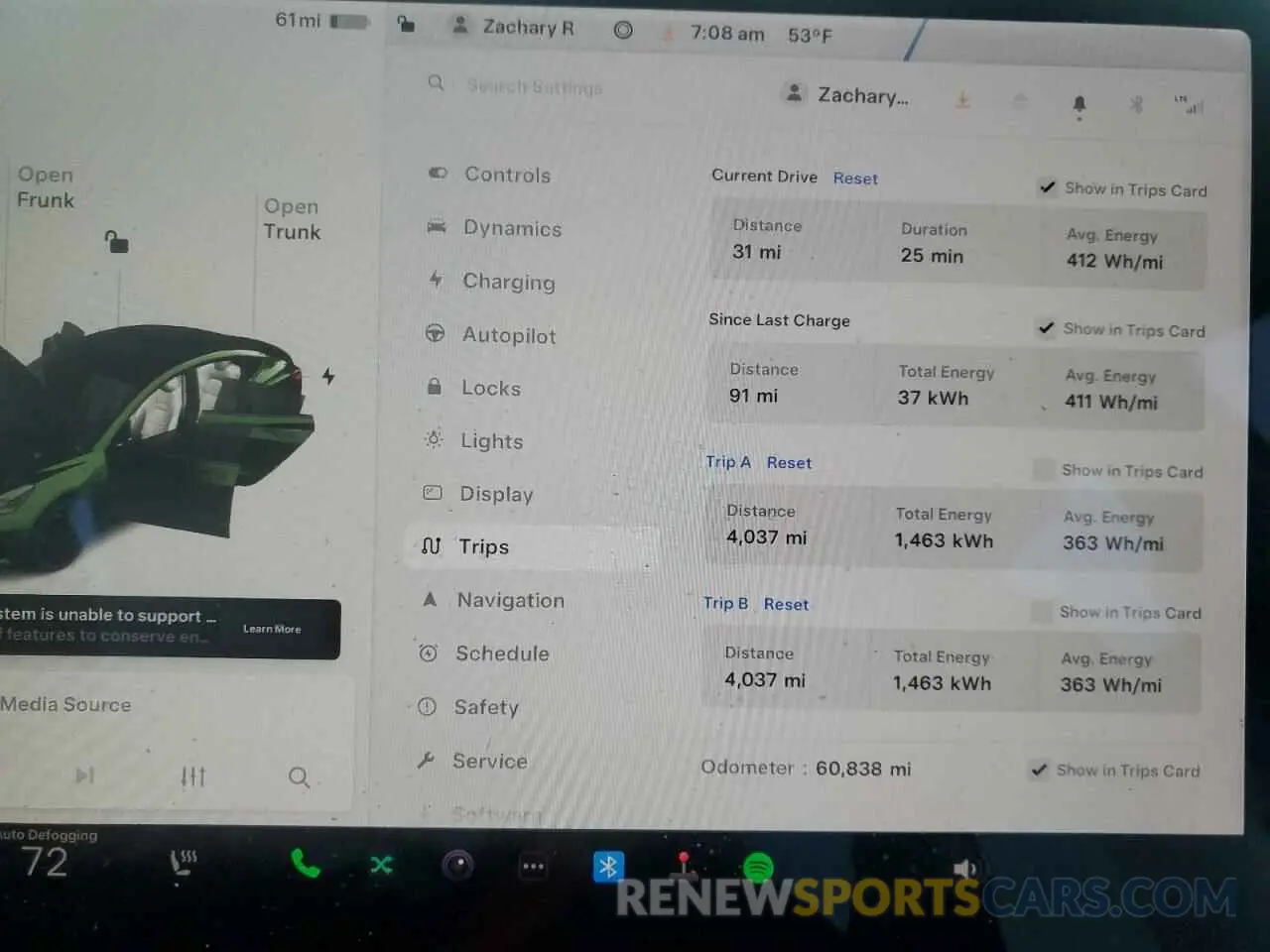 9 fotografías del automóvil dañado 5YJ3E1ECXMF984417 TESLA MODEL 3 2021