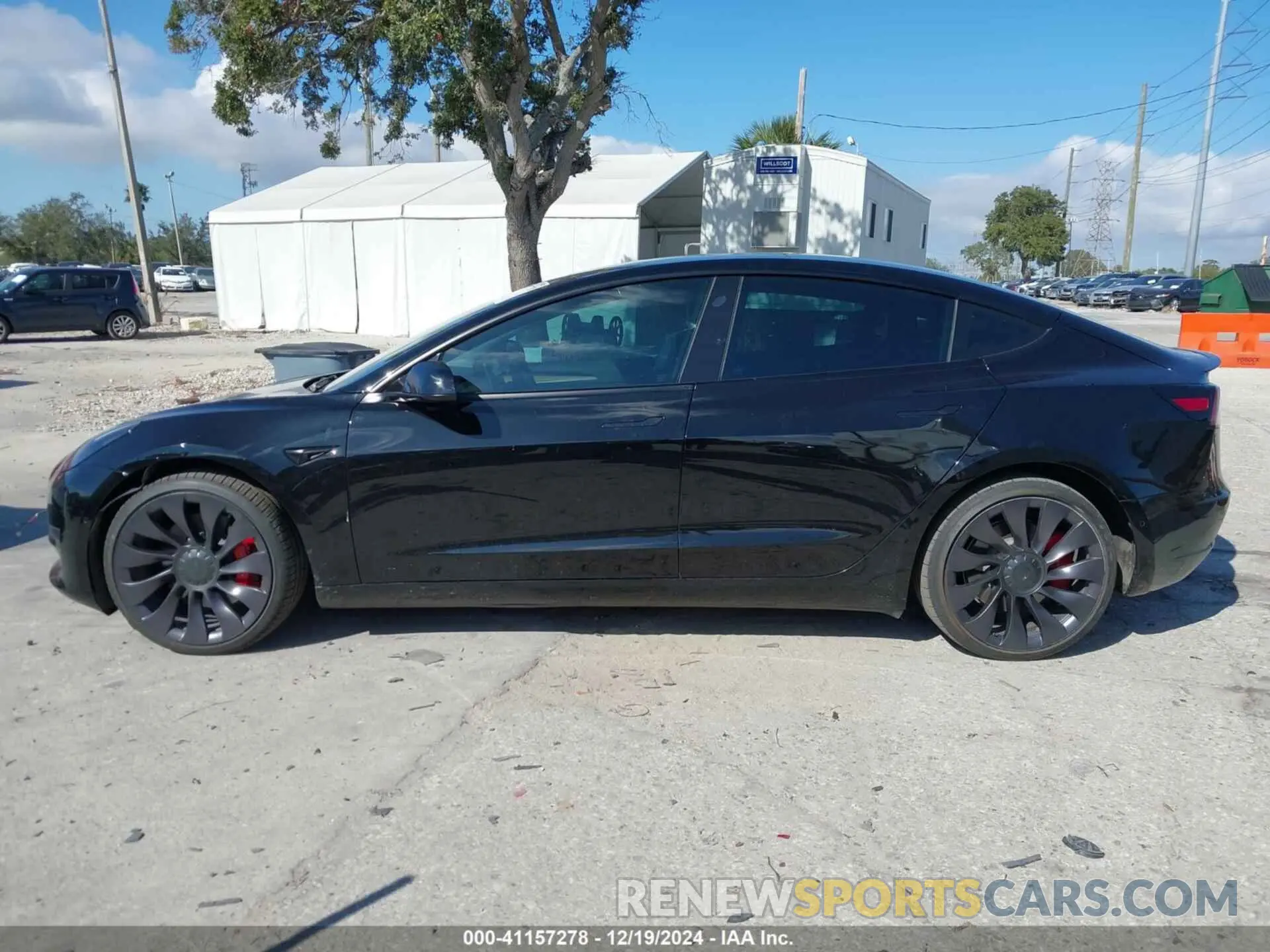 14 fotografías del automóvil dañado 5YJ3E1ECXMF991772 TESLA MODEL 3 2021