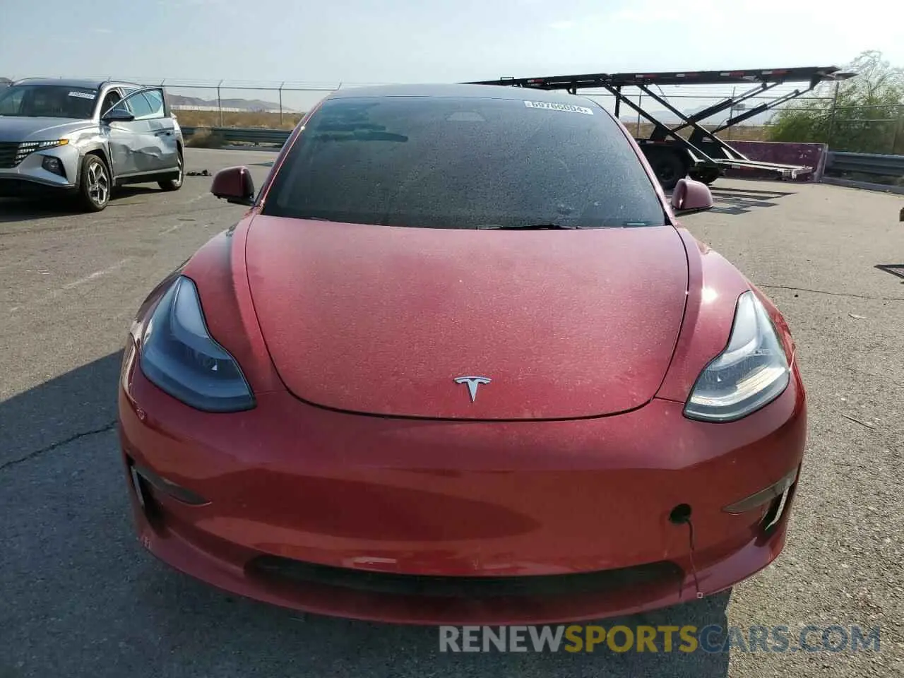 5 fotografías del automóvil dañado 5YJ3E1EA0NF115227 TESLA MODEL 3 2022