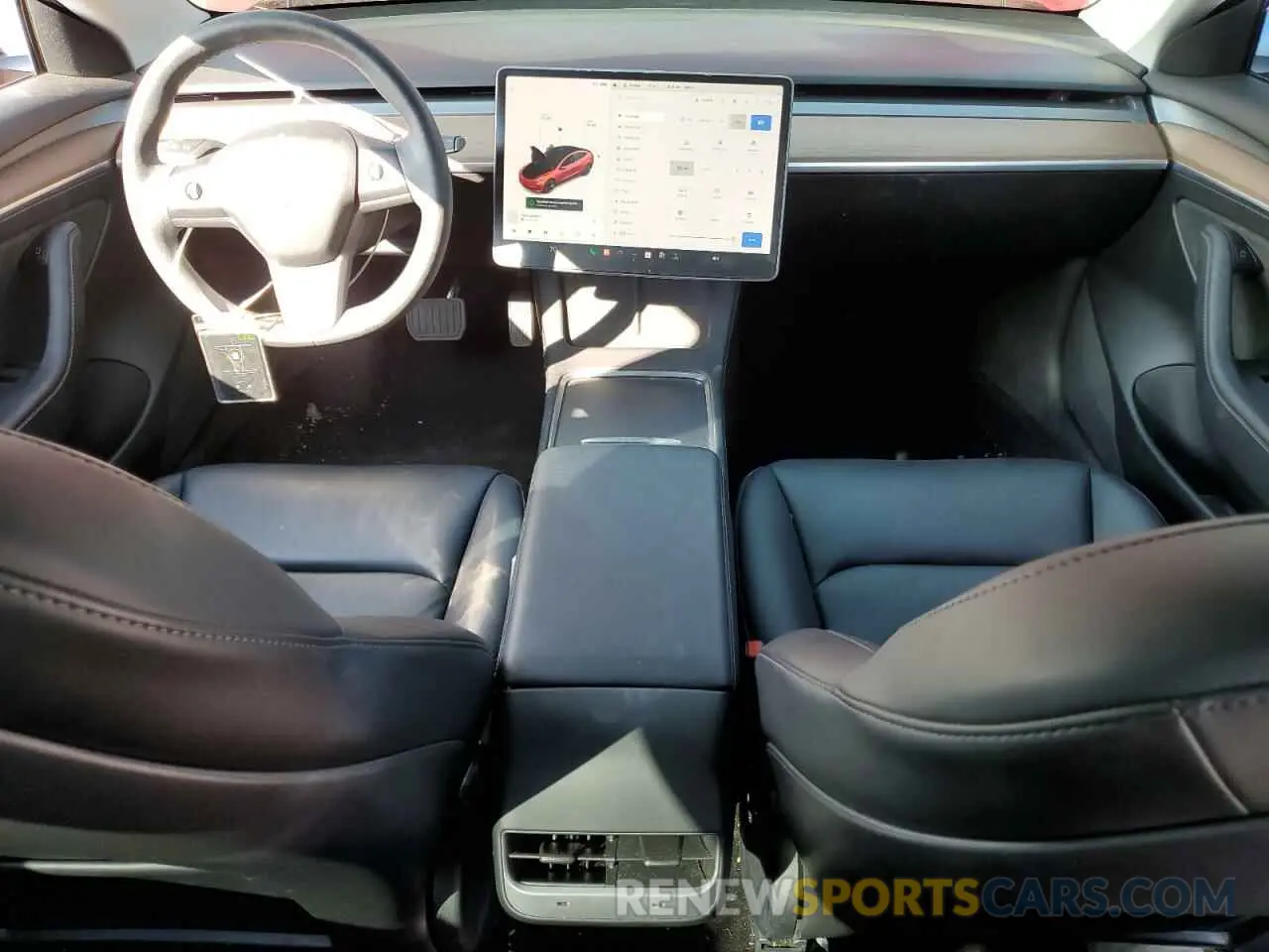 8 fotografías del automóvil dañado 5YJ3E1EA0NF115227 TESLA MODEL 3 2022
