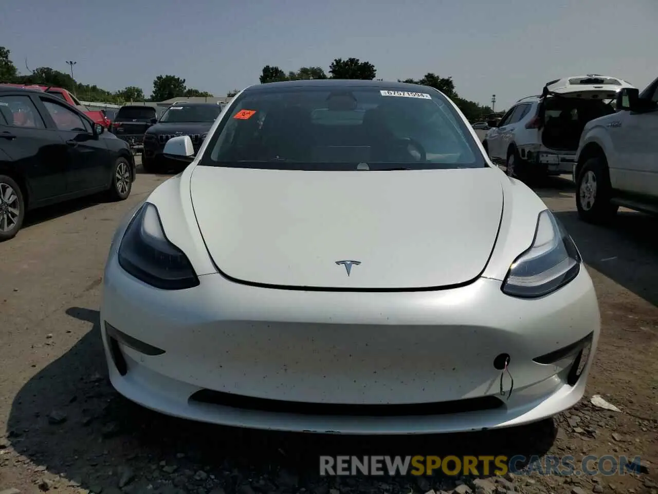 5 fotografías del automóvil dañado 5YJ3E1EA0NF156411 TESLA MODEL 3 2022