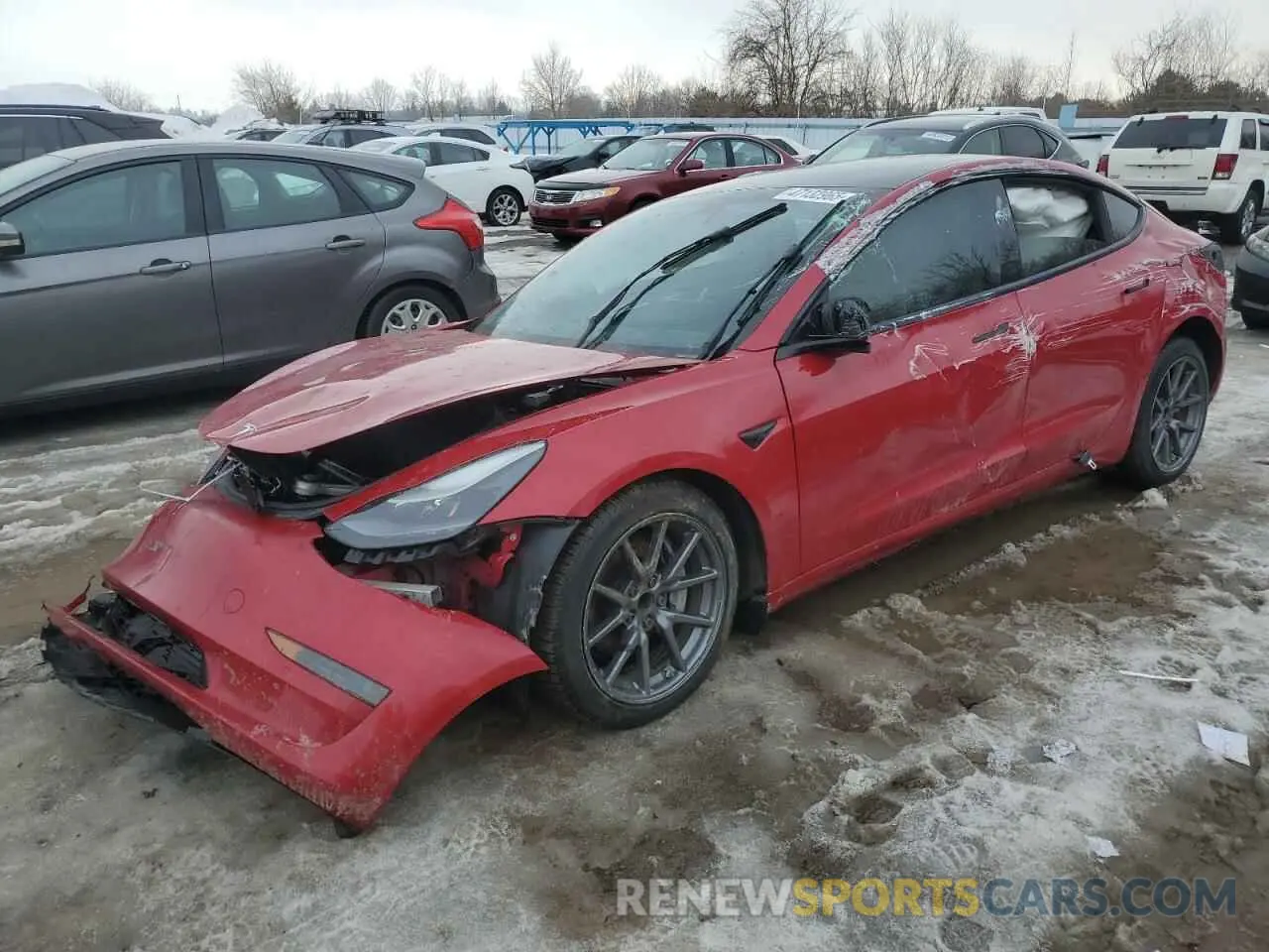 1 fotografías del automóvil dañado 5YJ3E1EA0NF157719 TESLA MODEL 3 2022