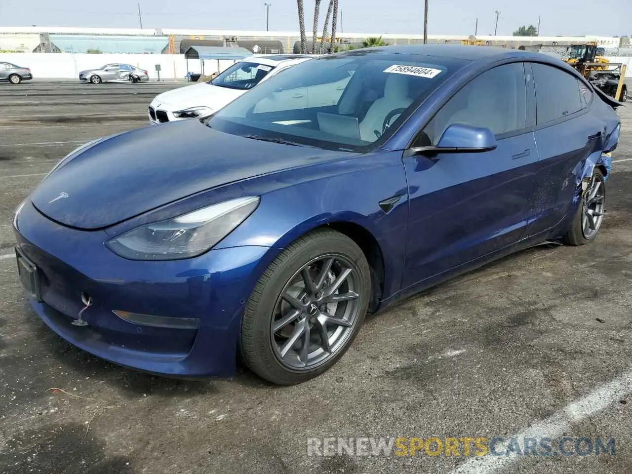 1 fotografías del automóvil dañado 5YJ3E1EA0NF158837 TESLA MODEL 3 2022