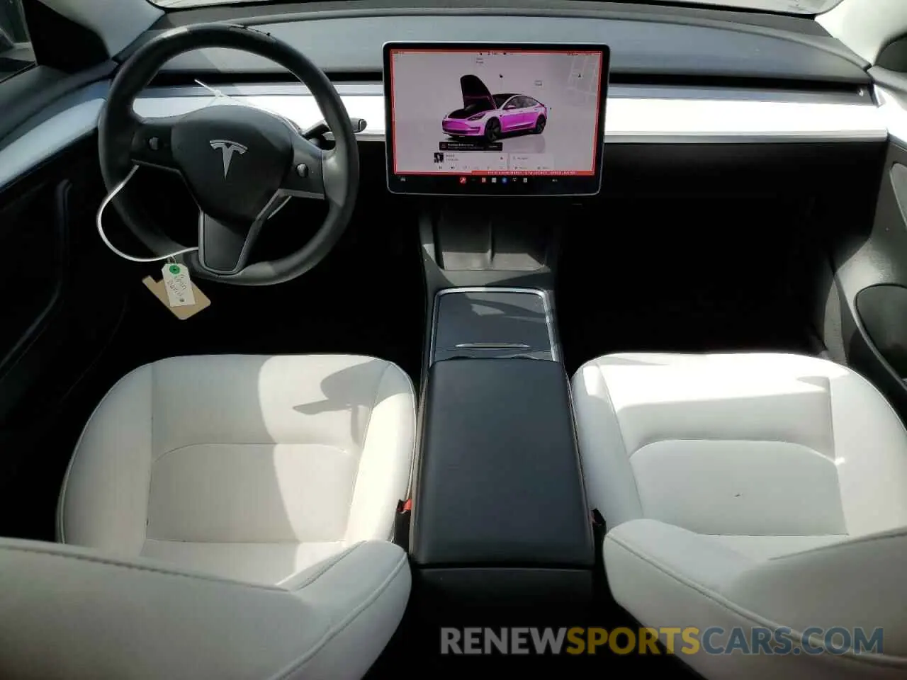 8 fotografías del automóvil dañado 5YJ3E1EA0NF158837 TESLA MODEL 3 2022