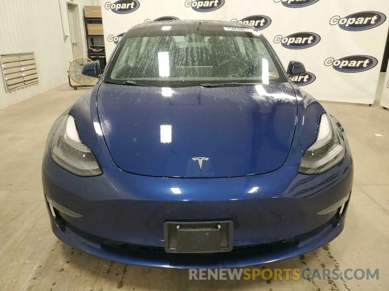 5 fotografías del automóvil dañado 5YJ3E1EA0NF184970 TESLA MODEL 3 2022