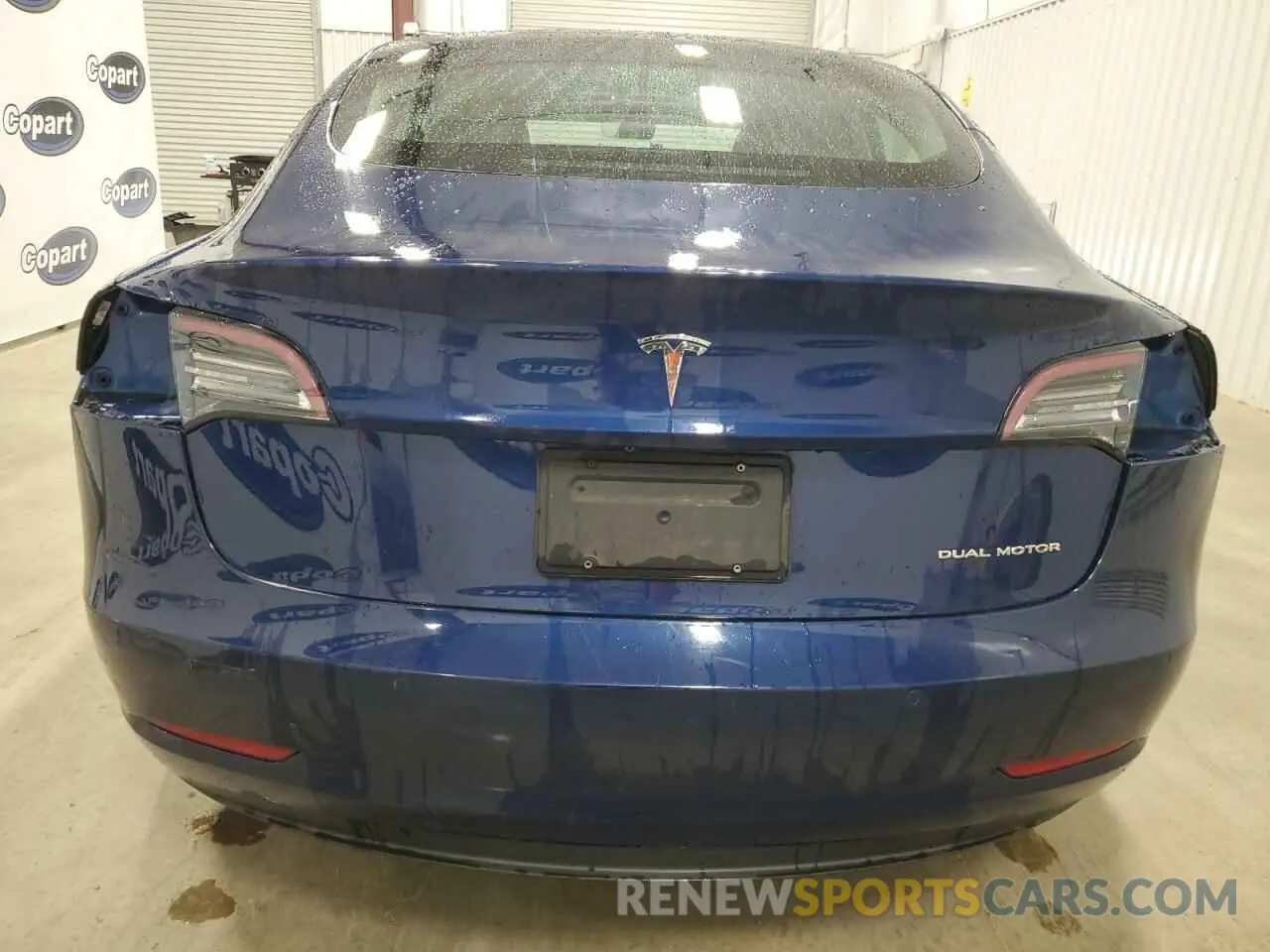 6 fotografías del automóvil dañado 5YJ3E1EA0NF184970 TESLA MODEL 3 2022