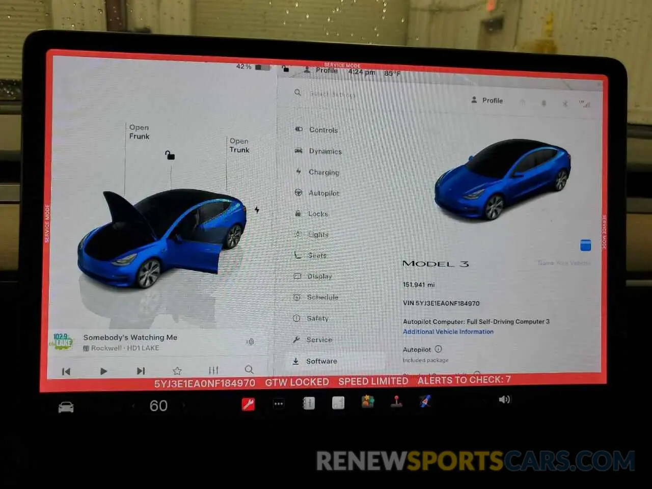 9 fotografías del automóvil dañado 5YJ3E1EA0NF184970 TESLA MODEL 3 2022