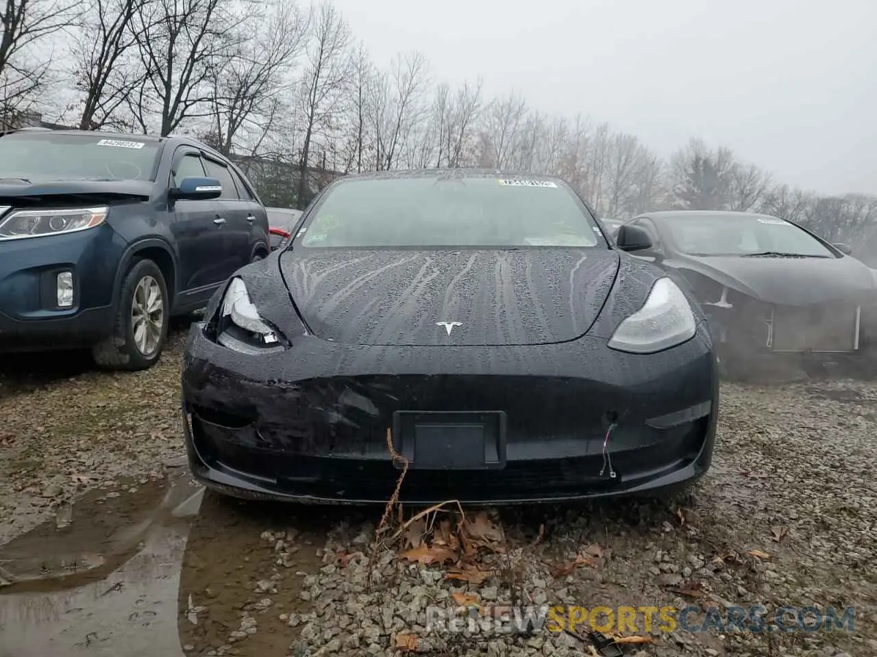 5 fotografías del automóvil dañado 5YJ3E1EA0NF186301 TESLA MODEL 3 2022