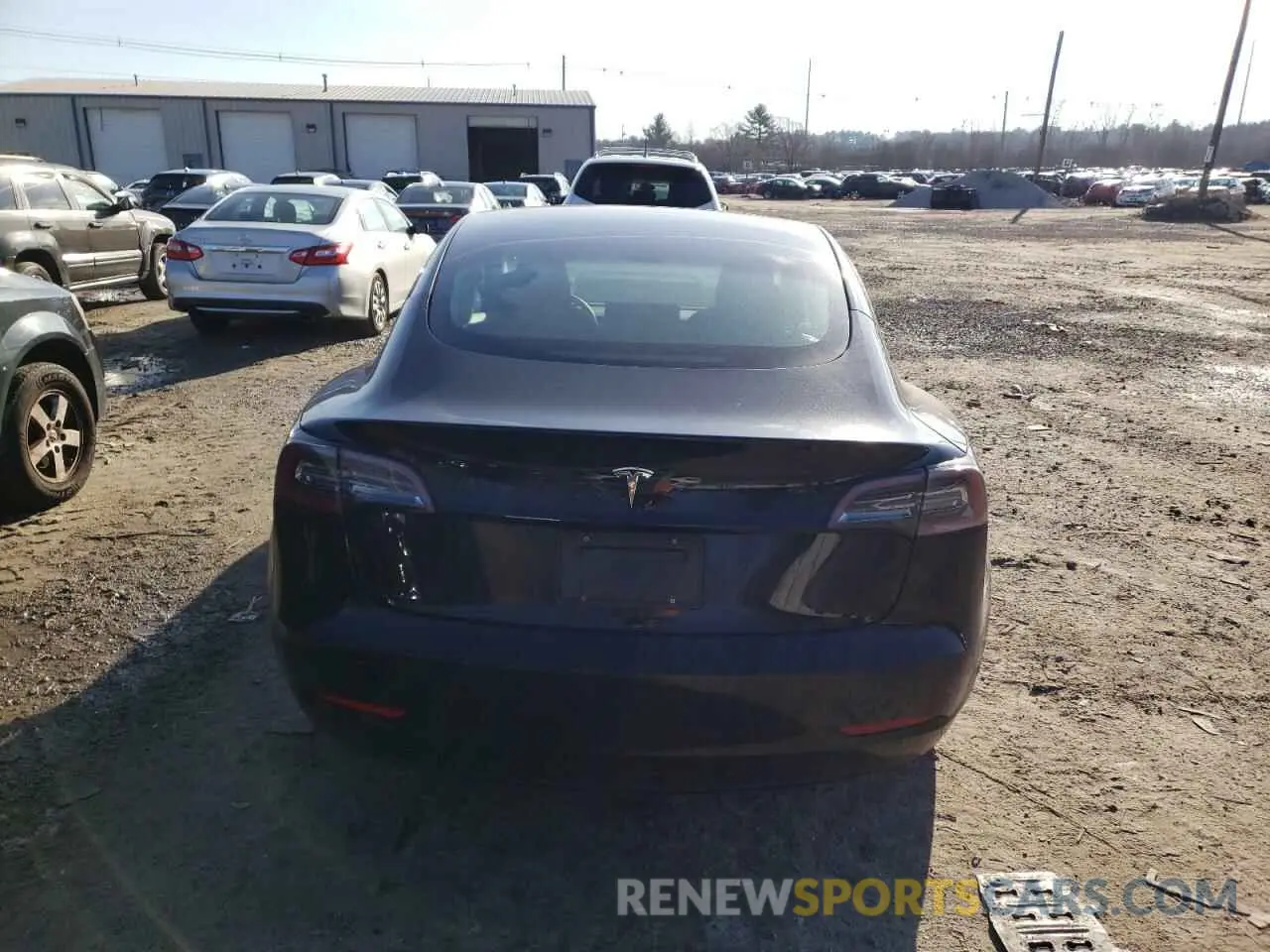 6 fotografías del automóvil dañado 5YJ3E1EA0NF186301 TESLA MODEL 3 2022