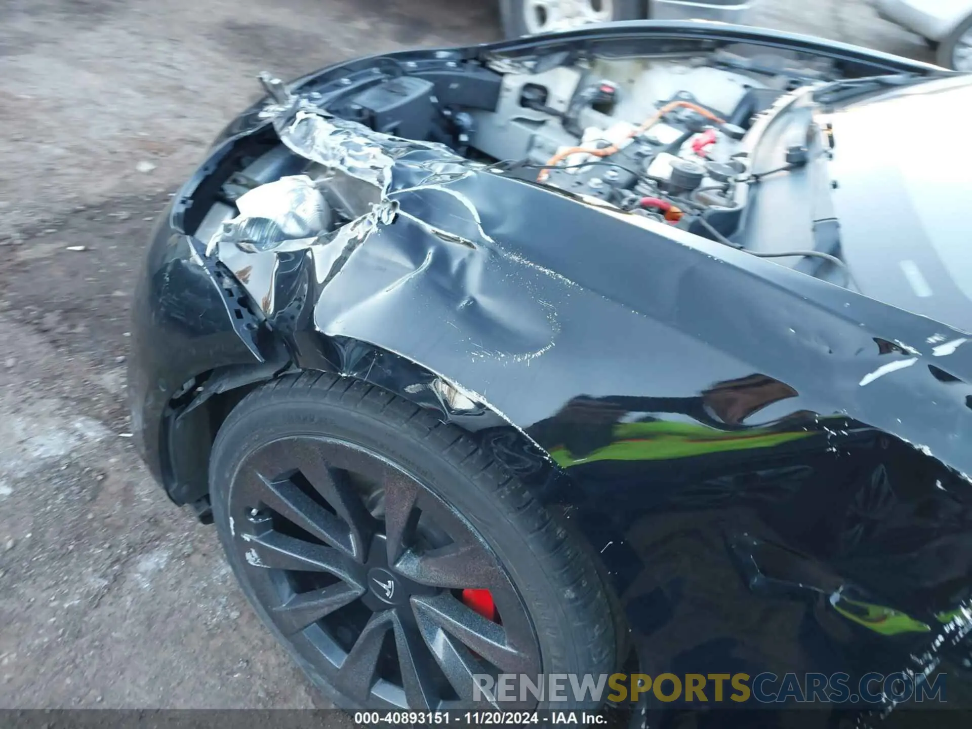 6 fotografías del automóvil dañado 5YJ3E1EA0NF189490 TESLA MODEL 3 2022