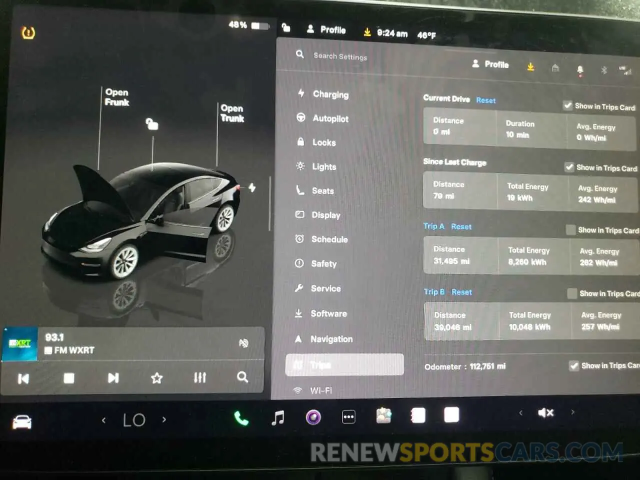 9 fotografías del automóvil dañado 5YJ3E1EA0NF285796 TESLA MODEL 3 2022