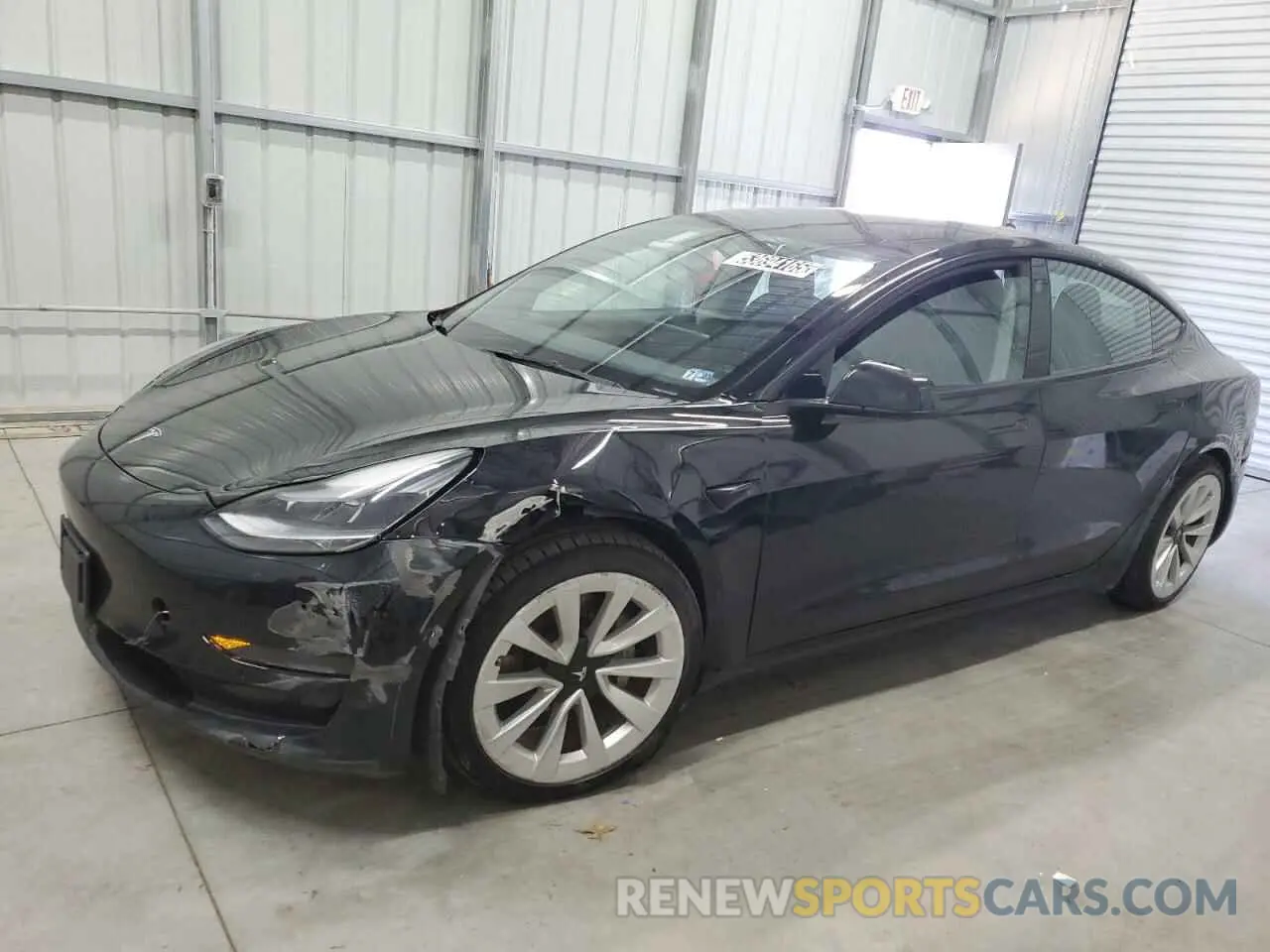 1 fotografías del automóvil dañado 5YJ3E1EA0NF286088 TESLA MODEL 3 2022