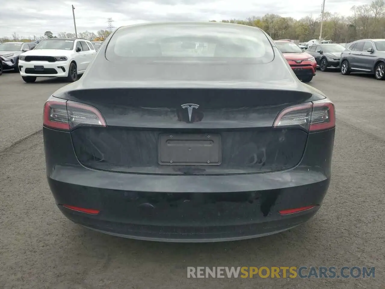 6 fotografías del automóvil dañado 5YJ3E1EA0NF286088 TESLA MODEL 3 2022