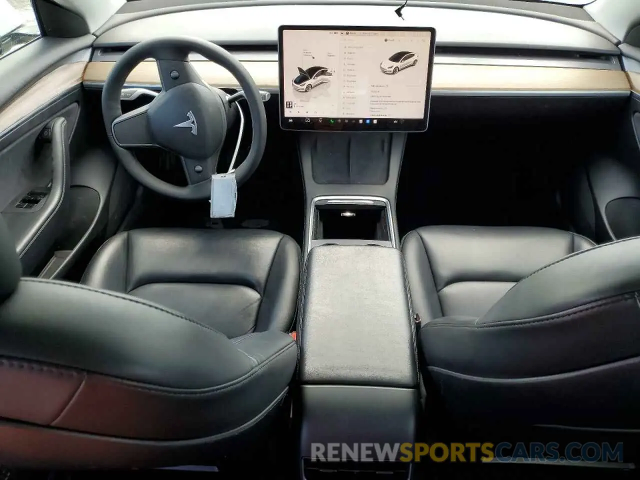 8 fotografías del automóvil dañado 5YJ3E1EA0NF287788 TESLA MODEL 3 2022