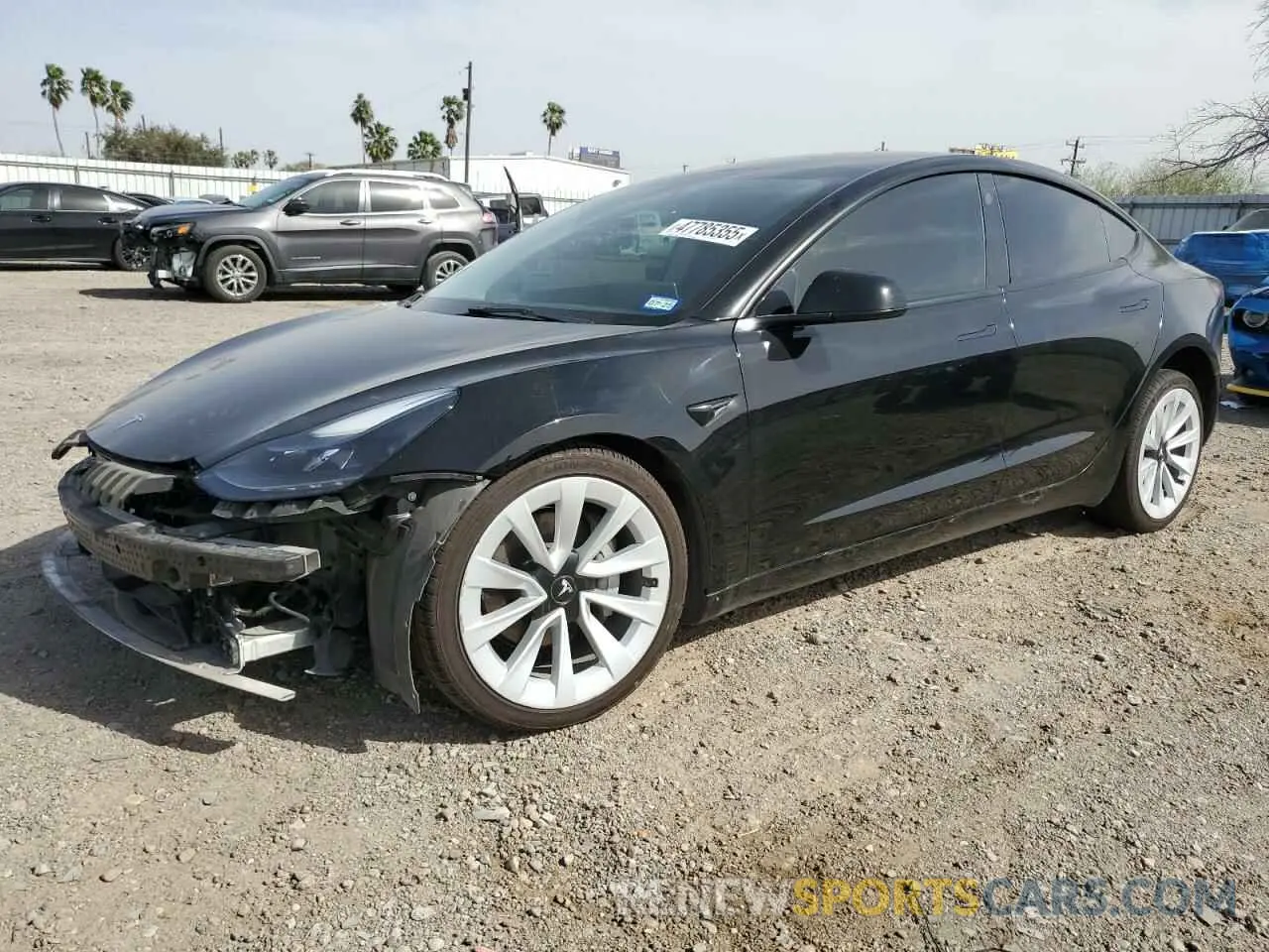 1 fotografías del automóvil dañado 5YJ3E1EA0NF287838 TESLA MODEL 3 2022