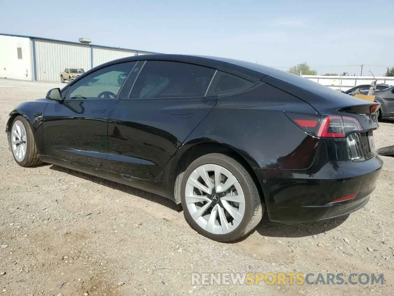 2 fotografías del automóvil dañado 5YJ3E1EA0NF287838 TESLA MODEL 3 2022