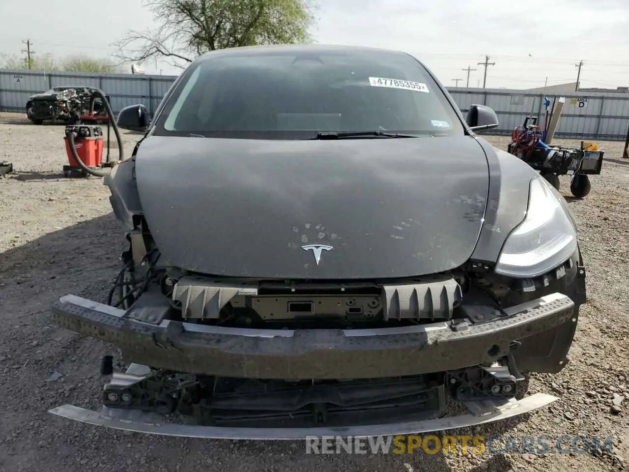 5 fotografías del automóvil dañado 5YJ3E1EA0NF287838 TESLA MODEL 3 2022