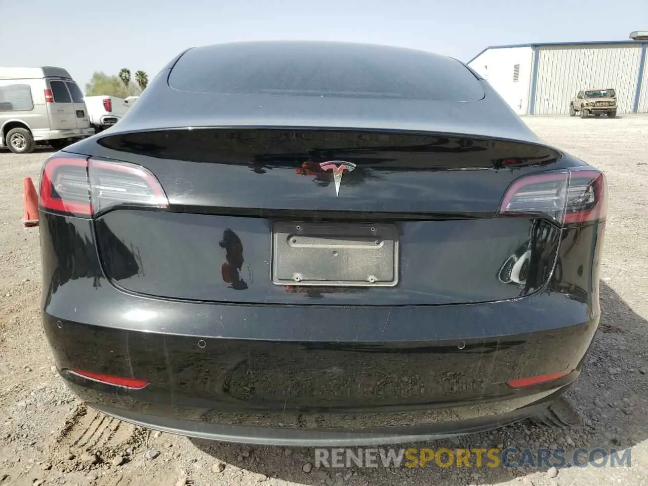 6 fotografías del automóvil dañado 5YJ3E1EA0NF287838 TESLA MODEL 3 2022