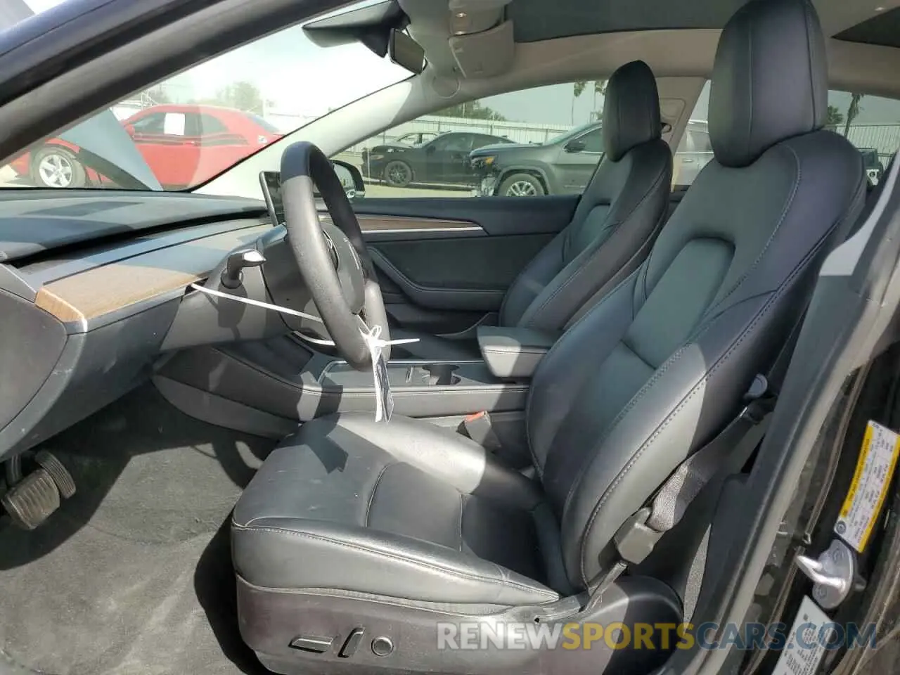 7 fotografías del automóvil dañado 5YJ3E1EA0NF287838 TESLA MODEL 3 2022