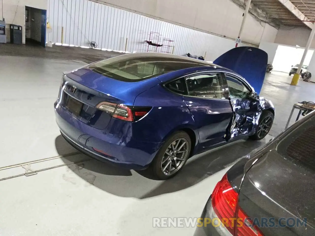 3 fotografías del automóvil dañado 5YJ3E1EA0NF290058 TESLA MODEL 3 2022