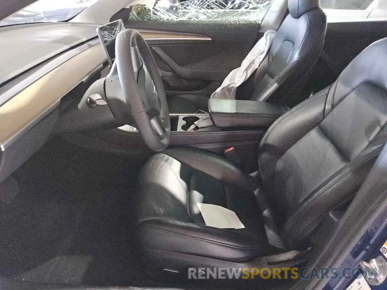 5 fotografías del automóvil dañado 5YJ3E1EA0NF290058 TESLA MODEL 3 2022