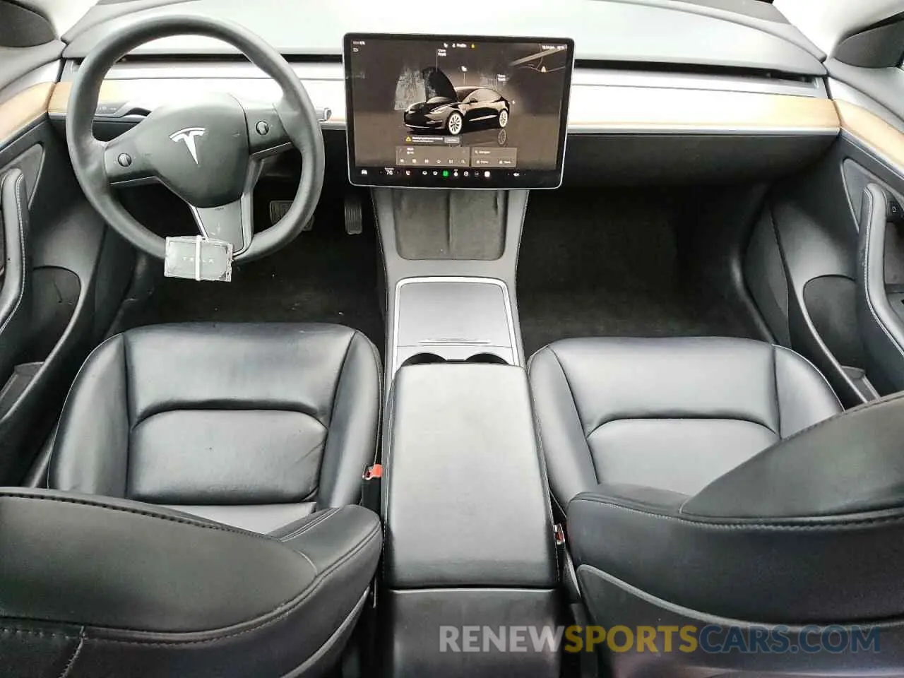 8 fotografías del automóvil dañado 5YJ3E1EA0NF290366 TESLA MODEL 3 2022