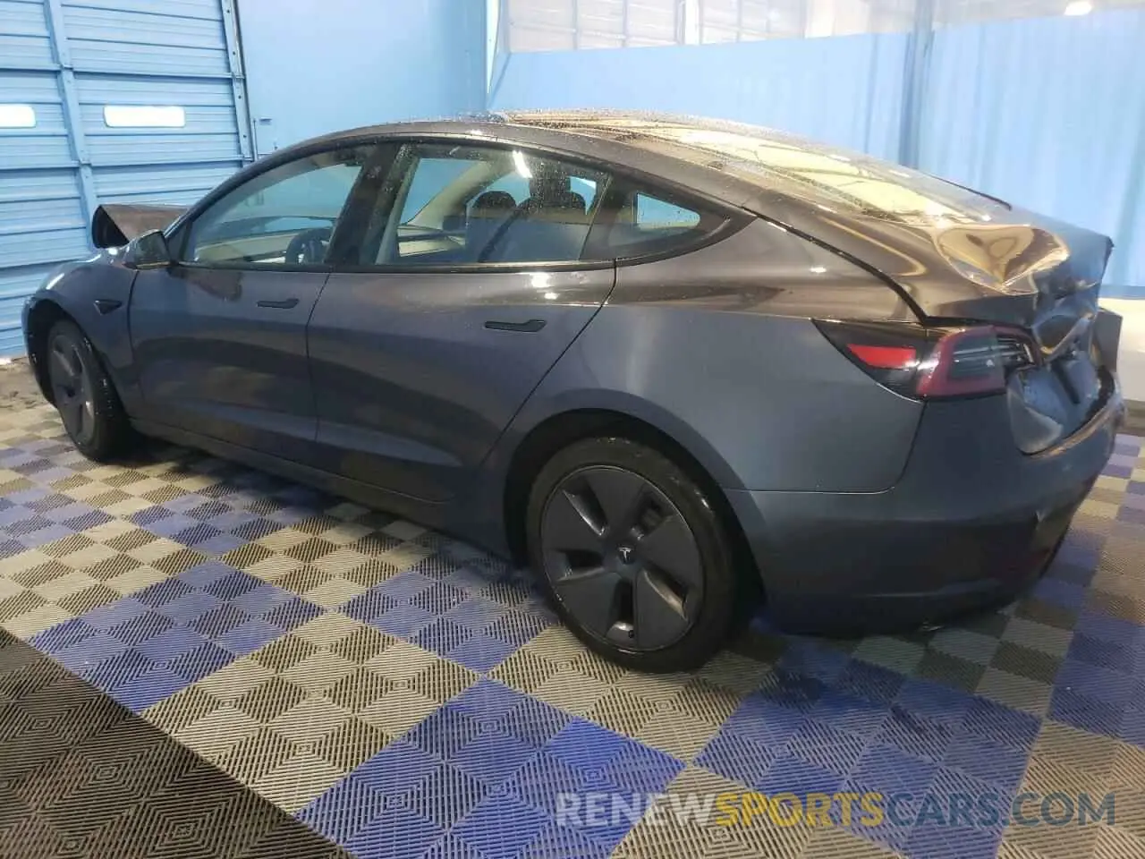 2 fotografías del automóvil dañado 5YJ3E1EA0NF290819 TESLA MODEL 3 2022