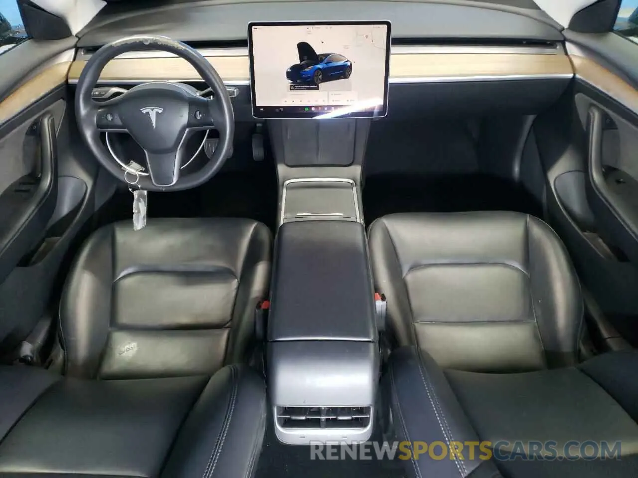 8 fotografías del automóvil dañado 5YJ3E1EA0NF290819 TESLA MODEL 3 2022