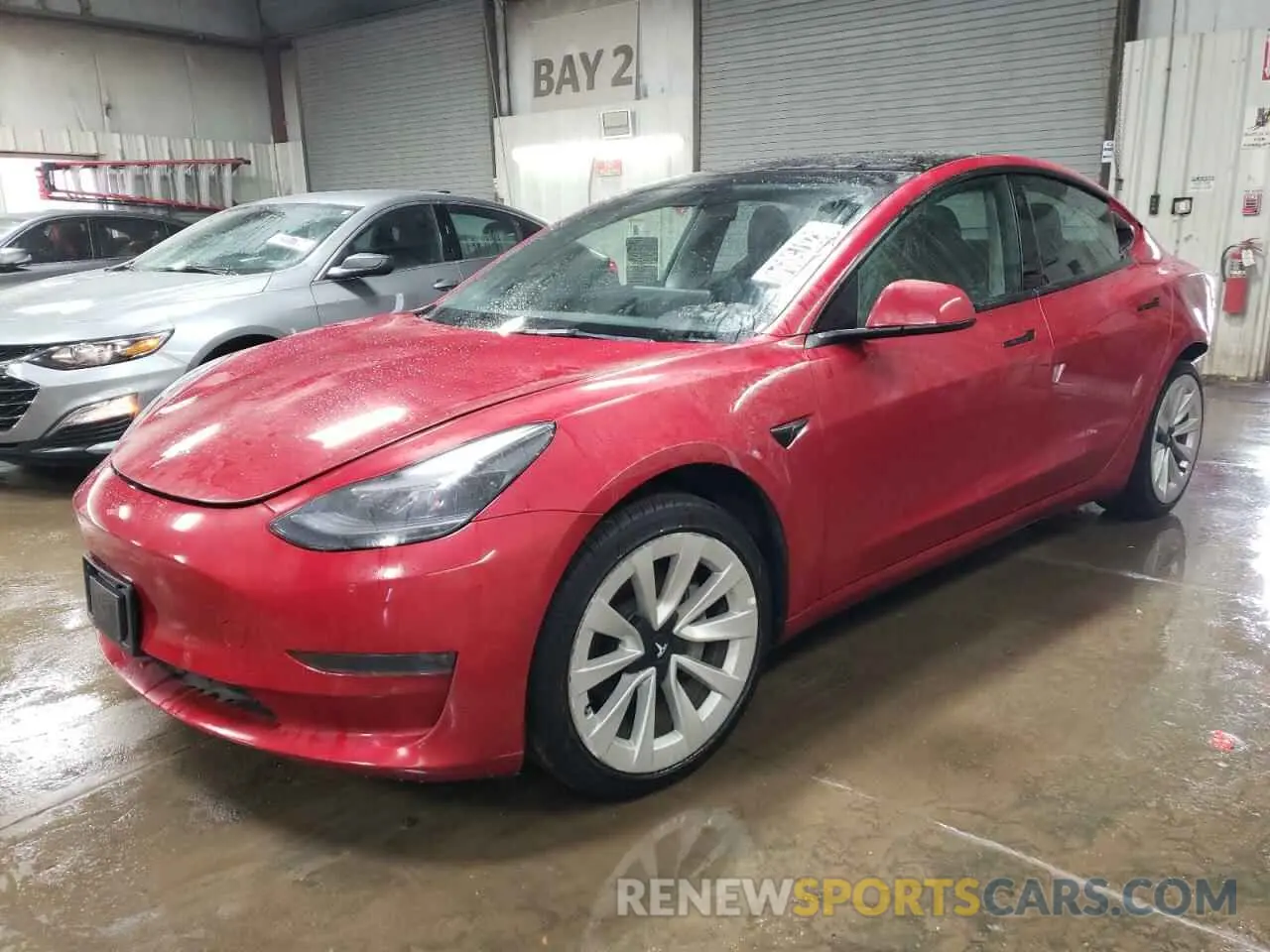 1 fotografías del automóvil dañado 5YJ3E1EA0NF304024 TESLA MODEL 3 2022