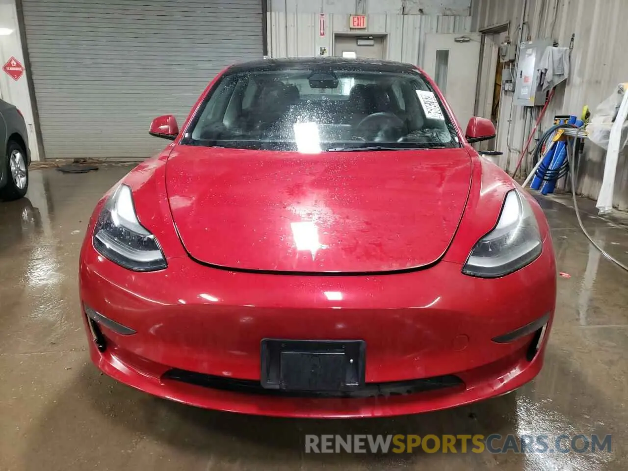 5 fotografías del automóvil dañado 5YJ3E1EA0NF304024 TESLA MODEL 3 2022