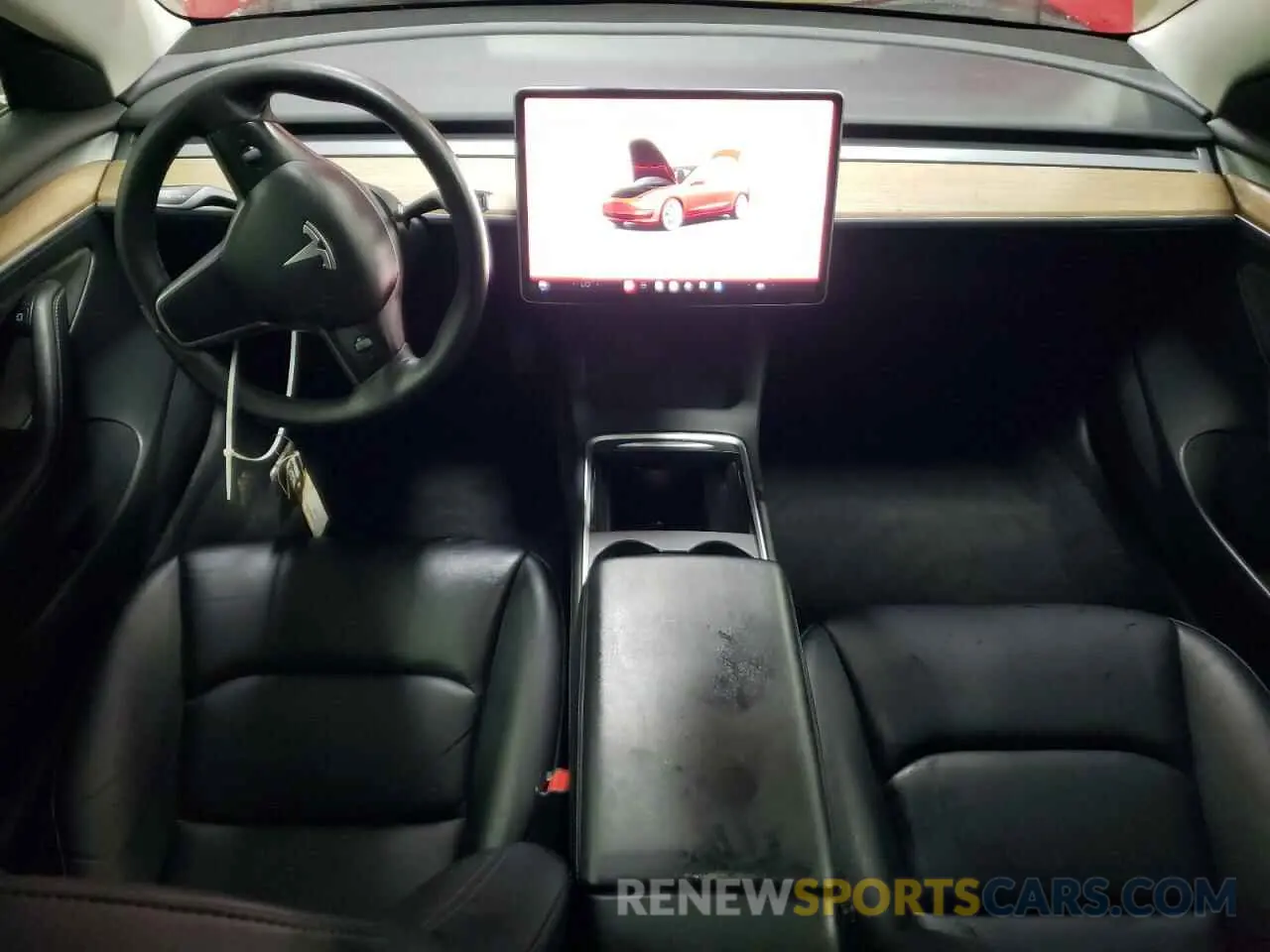 8 fotografías del automóvil dañado 5YJ3E1EA0NF304024 TESLA MODEL 3 2022