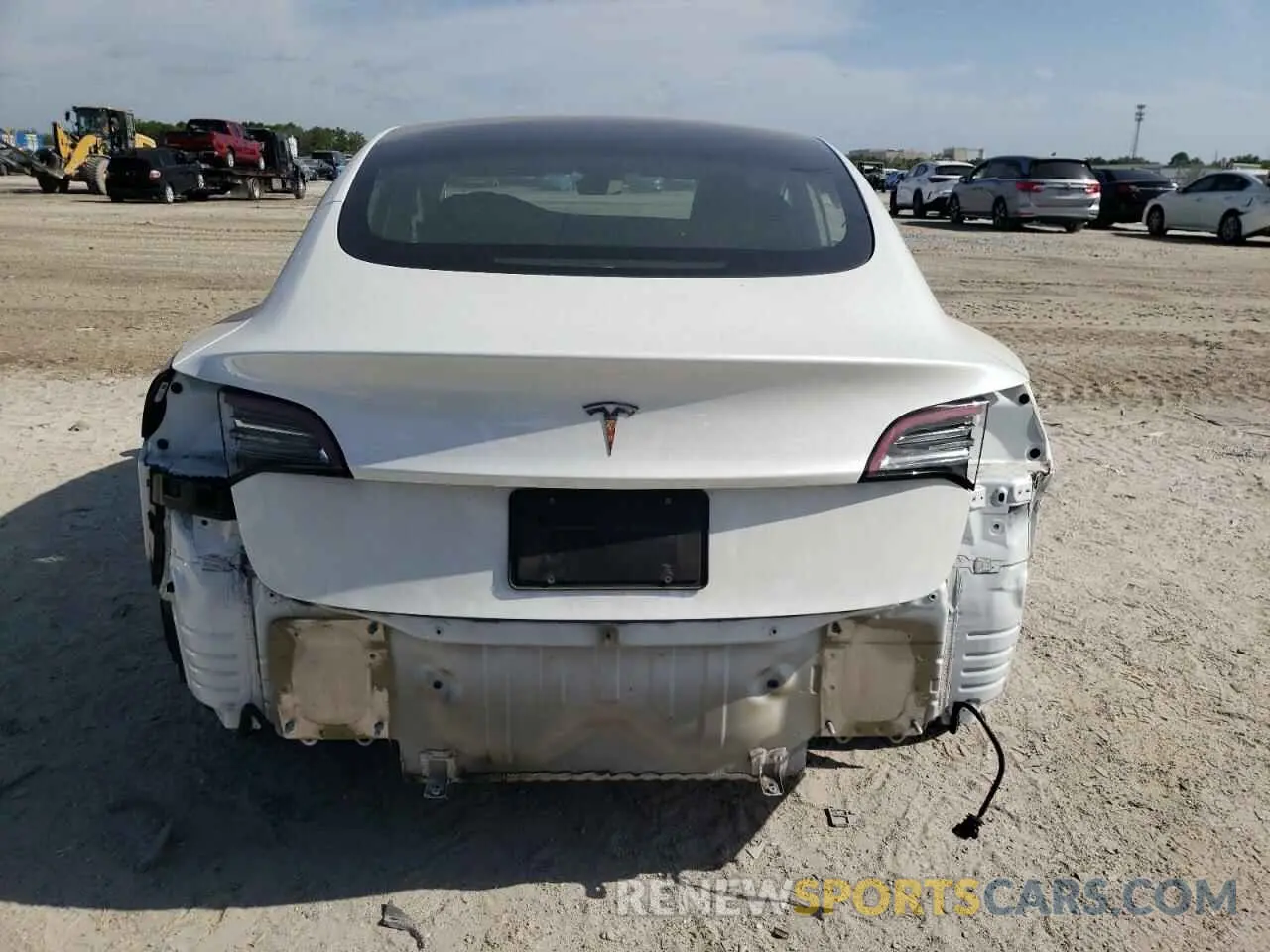 6 fotografías del automóvil dañado 5YJ3E1EA0NF320658 TESLA MODEL 3 2022