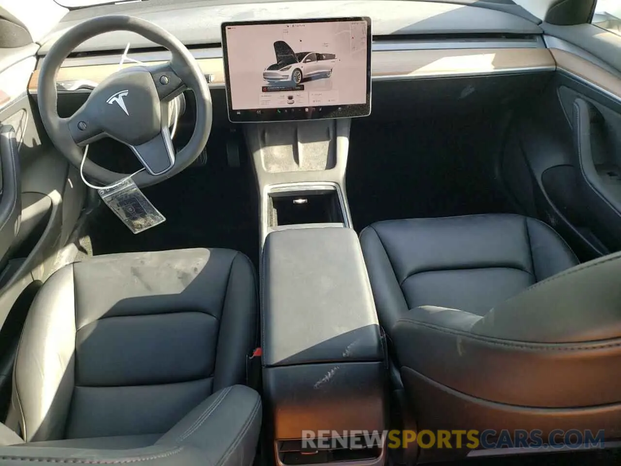 8 fotografías del automóvil dañado 5YJ3E1EA0NF320658 TESLA MODEL 3 2022