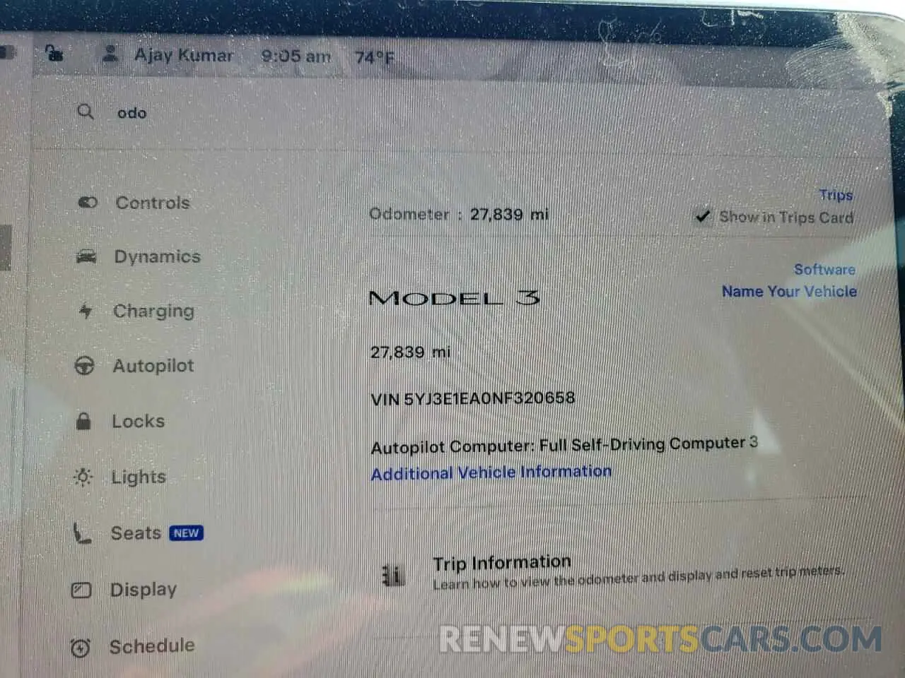 9 fotografías del automóvil dañado 5YJ3E1EA0NF320658 TESLA MODEL 3 2022