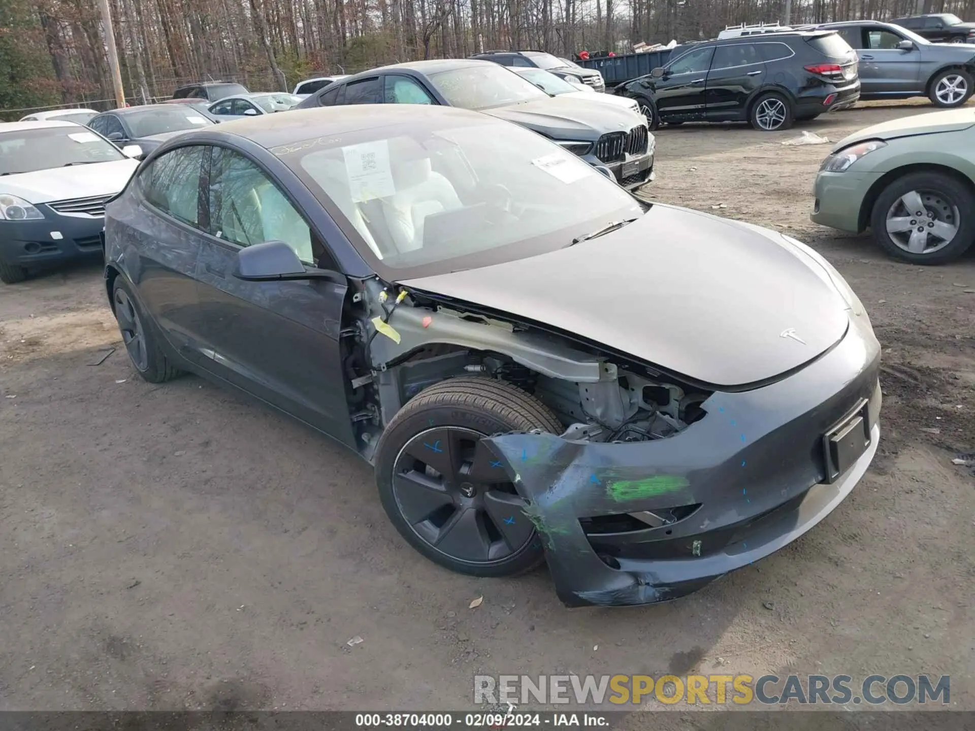 1 fotografías del automóvil dañado 5YJ3E1EA0NF327870 TESLA MODEL 3 2022