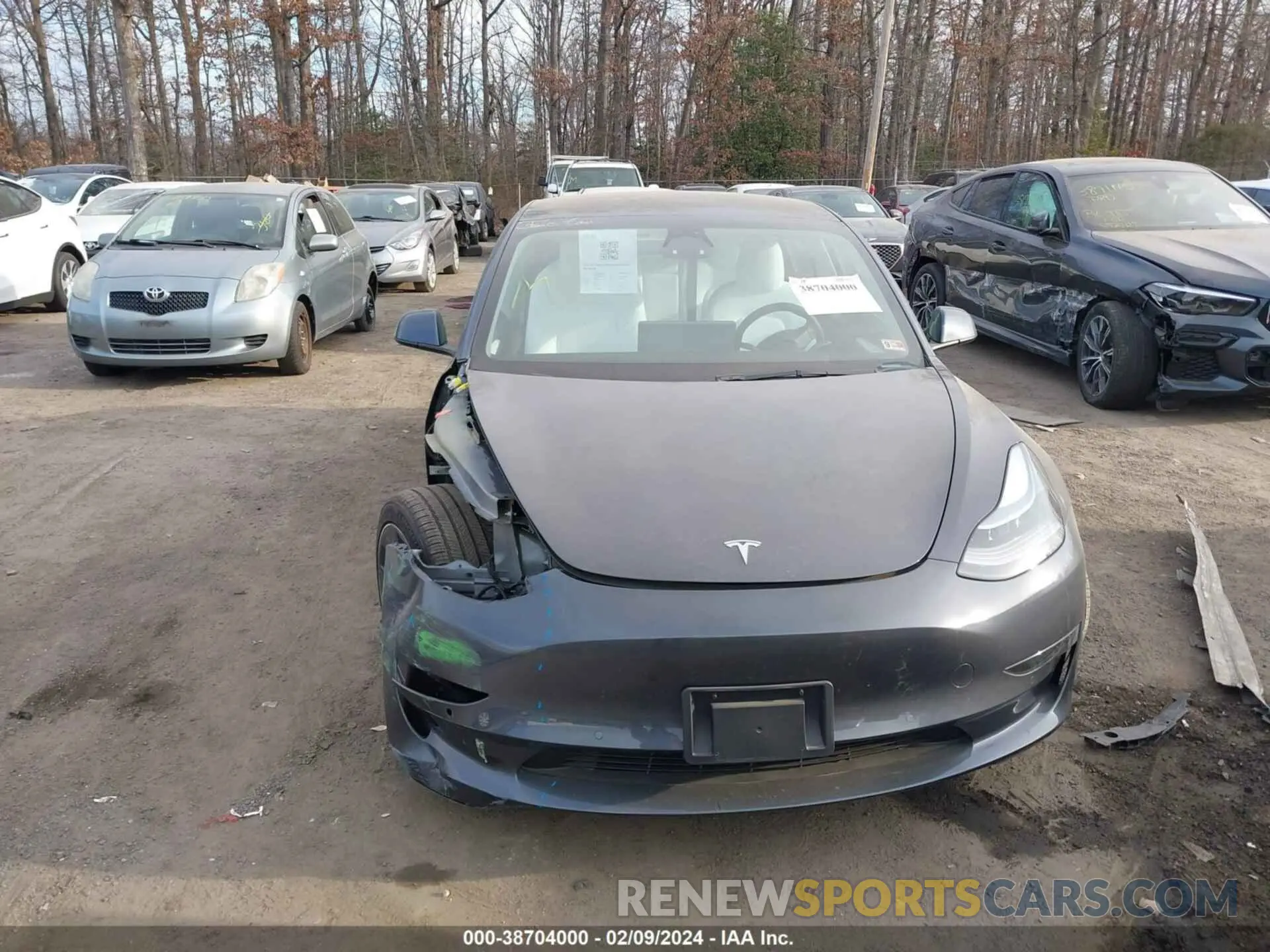 13 fotografías del automóvil dañado 5YJ3E1EA0NF327870 TESLA MODEL 3 2022