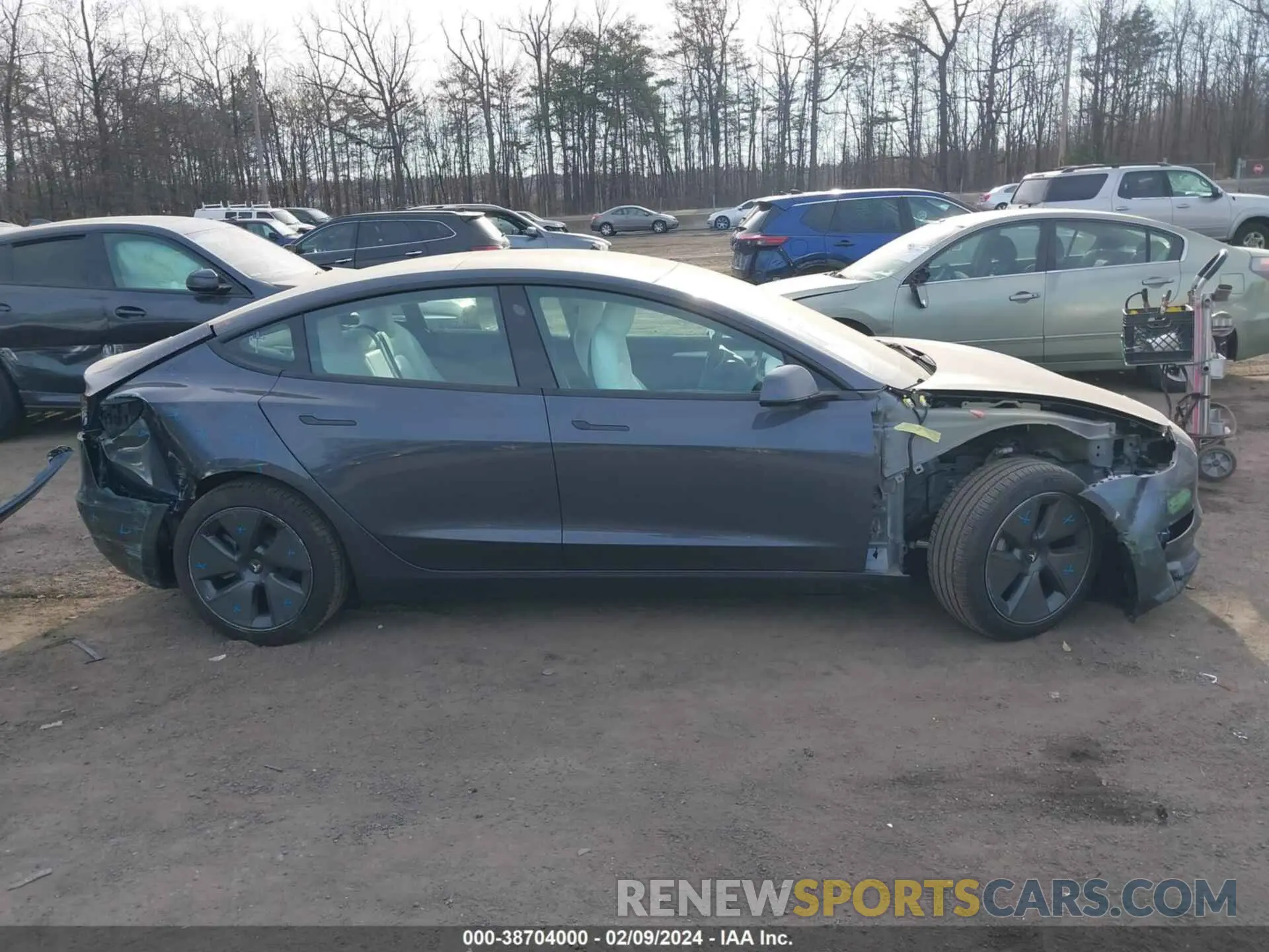 14 fotografías del automóvil dañado 5YJ3E1EA0NF327870 TESLA MODEL 3 2022
