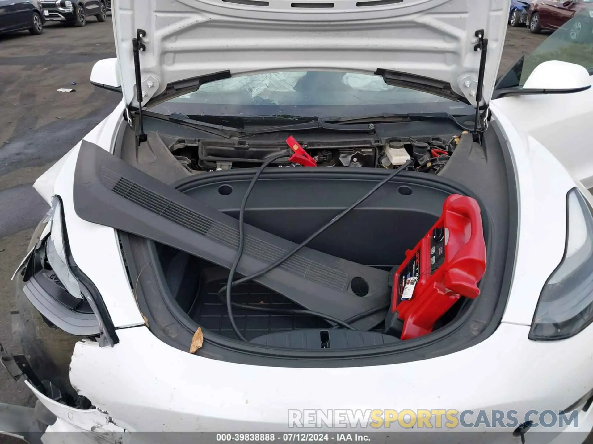 10 fotografías del automóvil dañado 5YJ3E1EA0NF333166 TESLA MODEL 3 2022