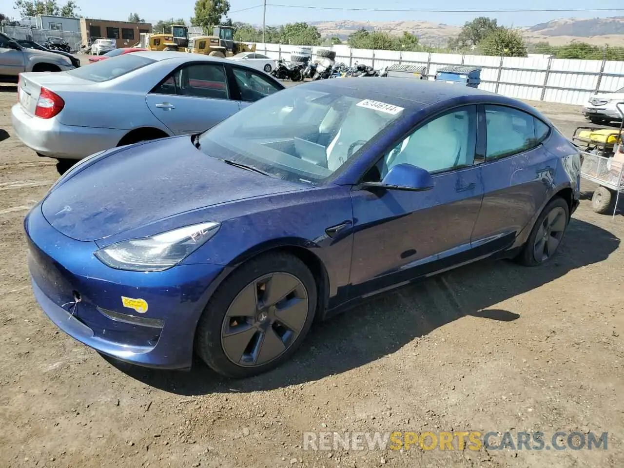 1 fotografías del automóvil dañado 5YJ3E1EA0NF361050 TESLA MODEL 3 2022