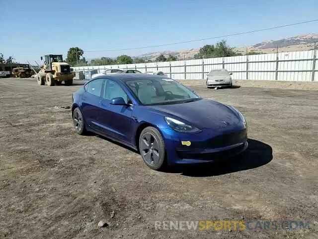 11 fotografías del automóvil dañado 5YJ3E1EA0NF361050 TESLA MODEL 3 2022