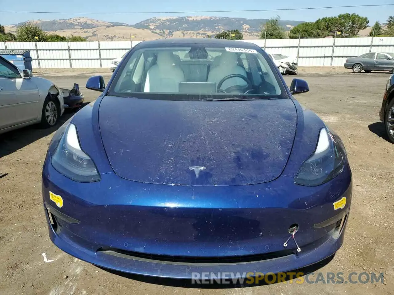 5 fotografías del automóvil dañado 5YJ3E1EA0NF361050 TESLA MODEL 3 2022