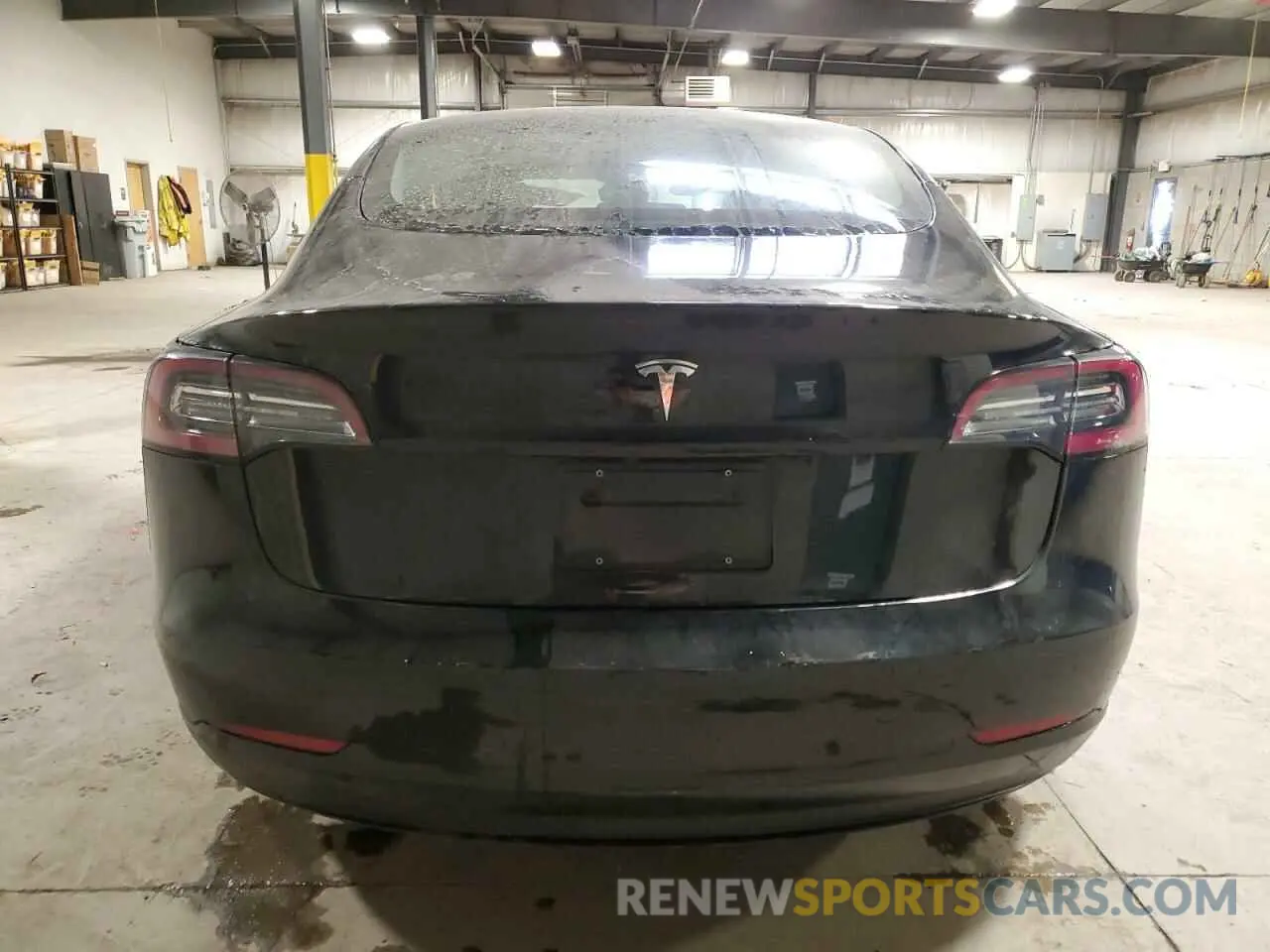 6 fotografías del automóvil dañado 5YJ3E1EA0NF369245 TESLA MODEL 3 2022