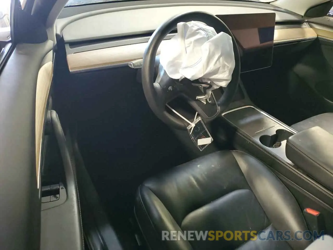 8 fotografías del automóvil dañado 5YJ3E1EA0NF369245 TESLA MODEL 3 2022