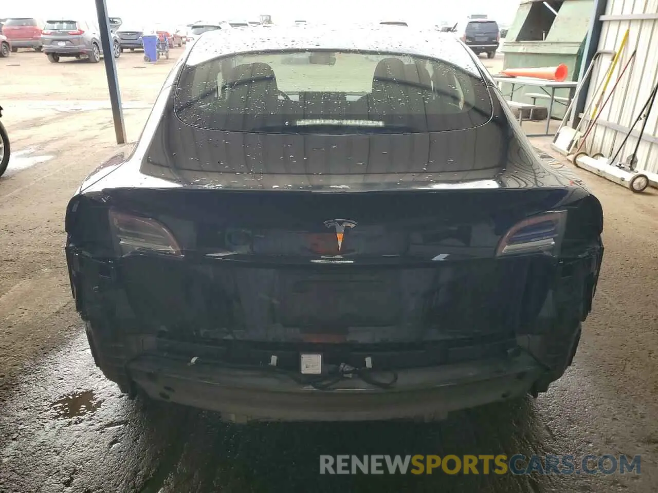 6 fotografías del automóvil dañado 5YJ3E1EA0NF369620 TESLA MODEL 3 2022