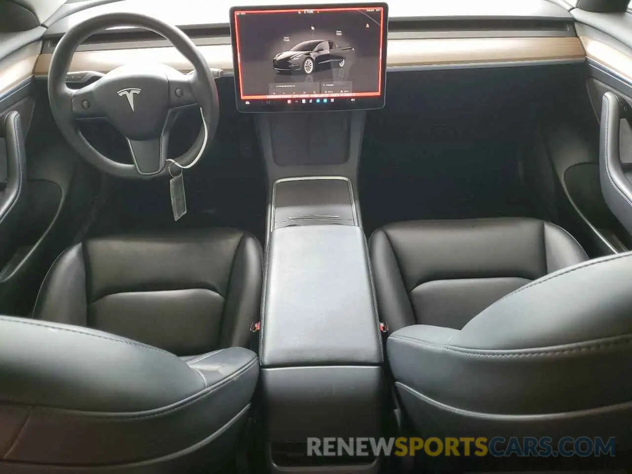 8 fotografías del automóvil dañado 5YJ3E1EA0NF369620 TESLA MODEL 3 2022