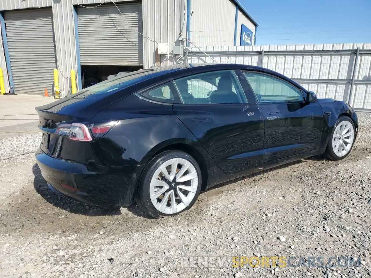 3 fotografías del automóvil dañado 5YJ3E1EA0NF369679 TESLA MODEL 3 2022