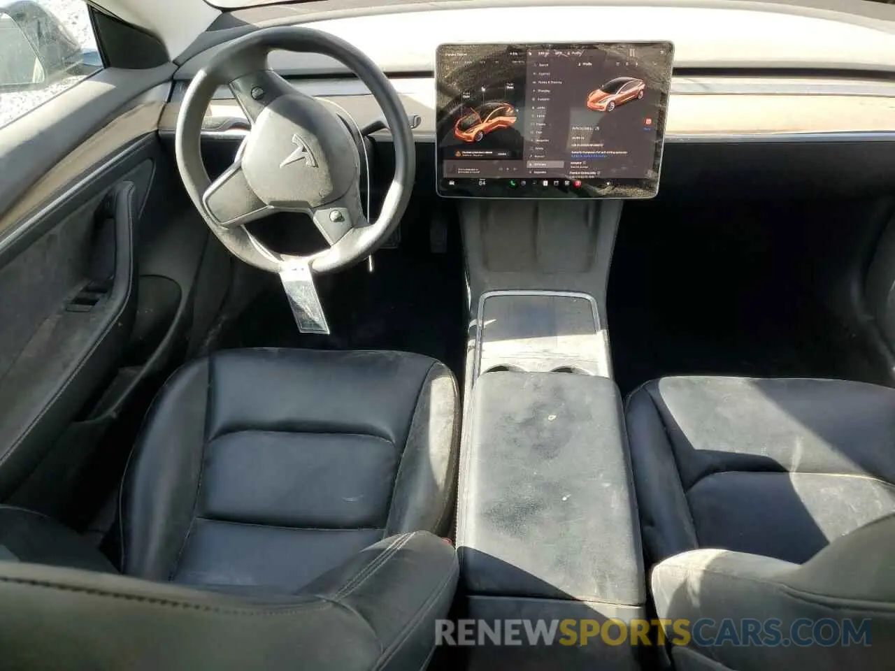 8 fotografías del automóvil dañado 5YJ3E1EA0NF369679 TESLA MODEL 3 2022