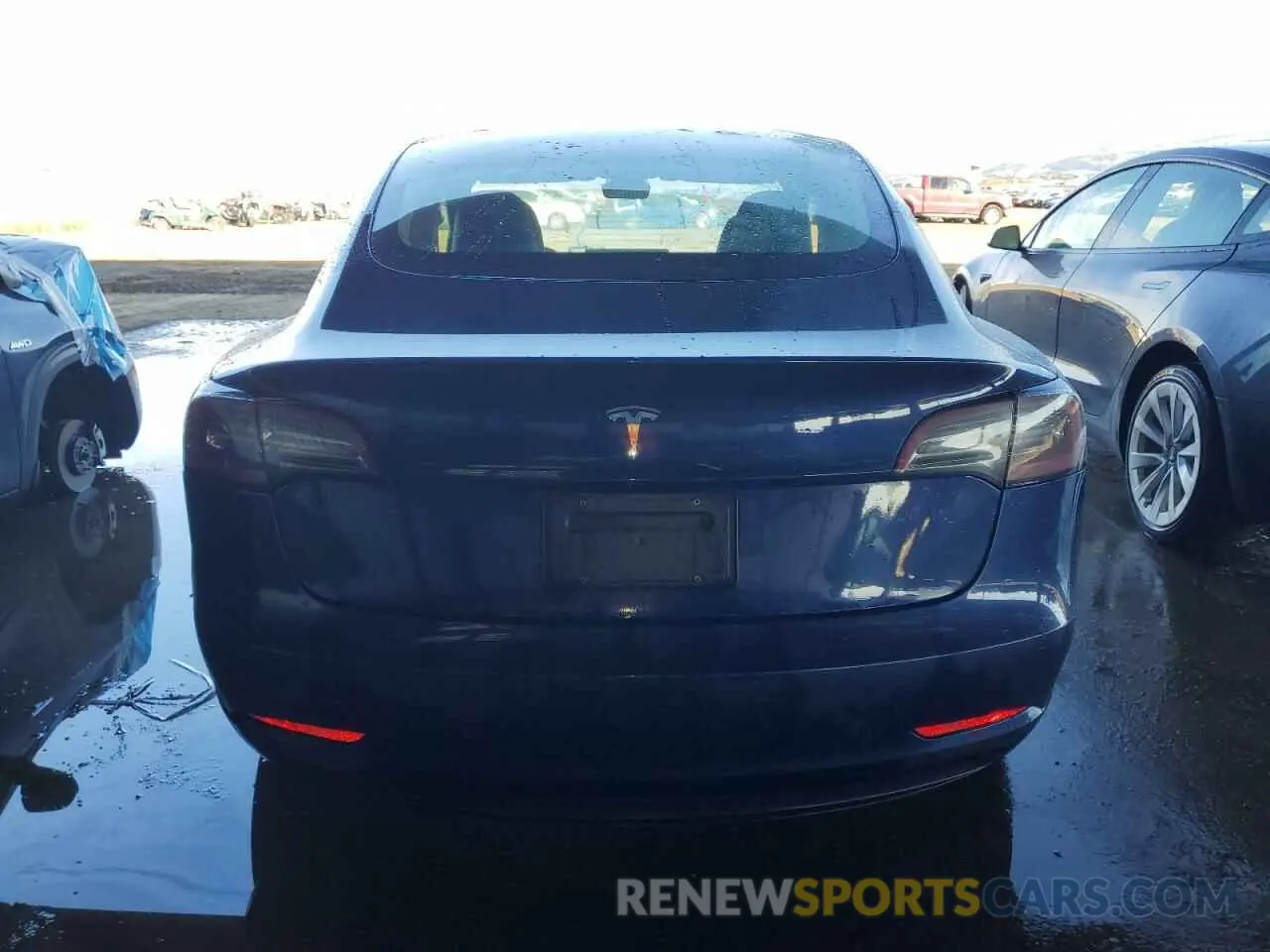6 fotografías del automóvil dañado 5YJ3E1EA0NF370069 TESLA MODEL 3 2022