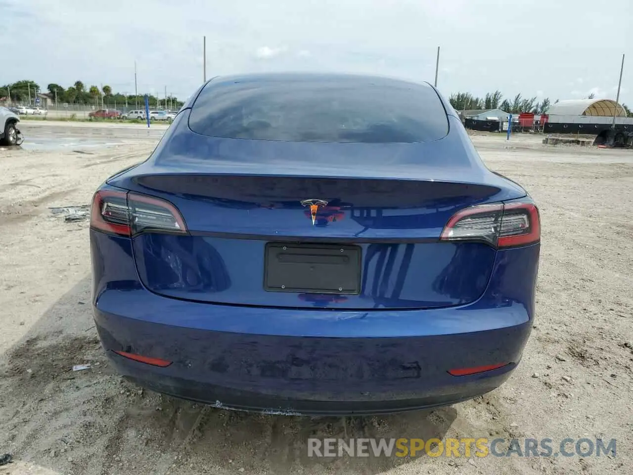 6 fotografías del automóvil dañado 5YJ3E1EA0NF371822 TESLA MODEL 3 2022